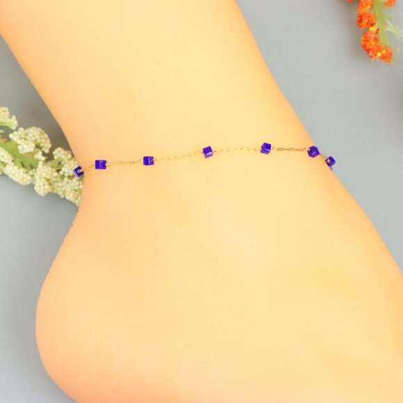 Handmade Anklet – A Stylish Choice for Women, Thoughtful Gift Idea, EVCH1430 - Picture 3 of 8